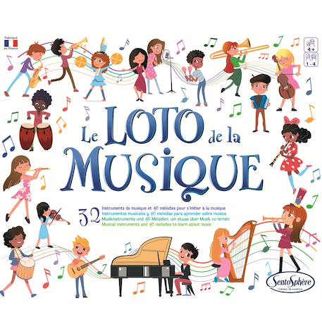 Le loto de la musique Blanc 3 - vertbaudet enfant 