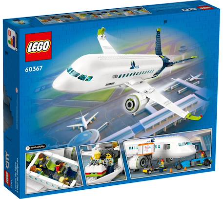 Lego city - l'avion de ligne - 60367 Multicolore 2 - vertbaudet enfant 
