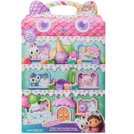 Calendrier de l'avent gabby et la maison magique Rose 1 - vertbaudet enfant 