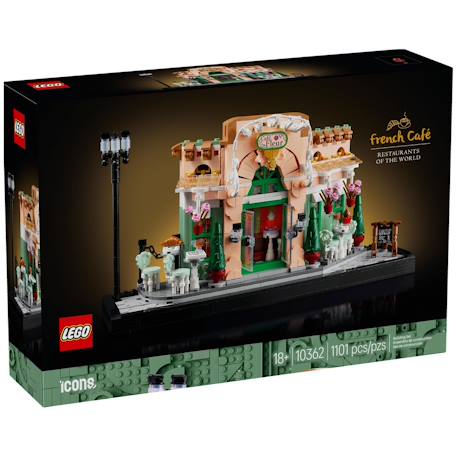 Lego icons - le café français - 10362 Multicolore 1 - vertbaudet enfant 