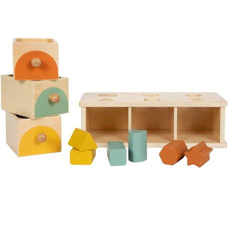 Jeu de tri montessori Beige 5 - vertbaudet enfant 
