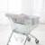 Protège-siège caddie bébé lavable + sac à dos de transport Anthracite+Gris argenté 7 - vertbaudet enfant 