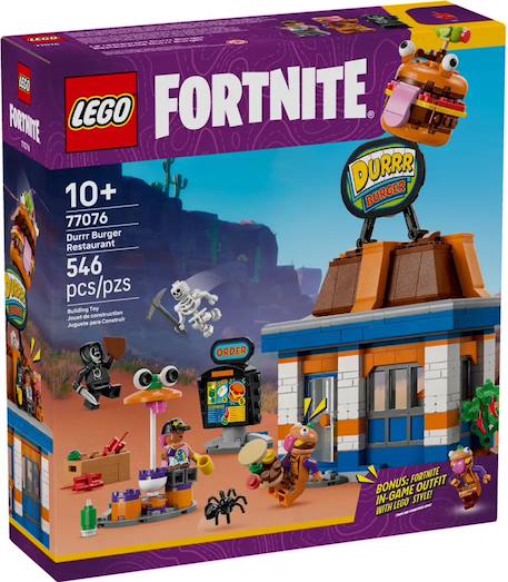 Lego fortnite - le restaurant durrr burger - 77076 Multicolore 1 - vertbaudet enfant 