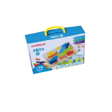 Mosaïque gros picot 20mm - jouet éducatif pour enfants Multi-coloured 4 - vertbaudet enfant 