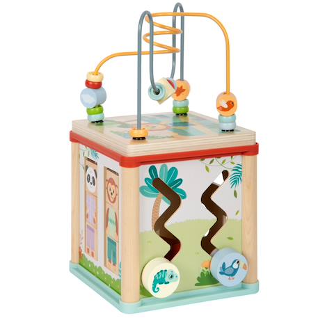 Cube de motricité jungle friends Beige 2 - vertbaudet enfant 
