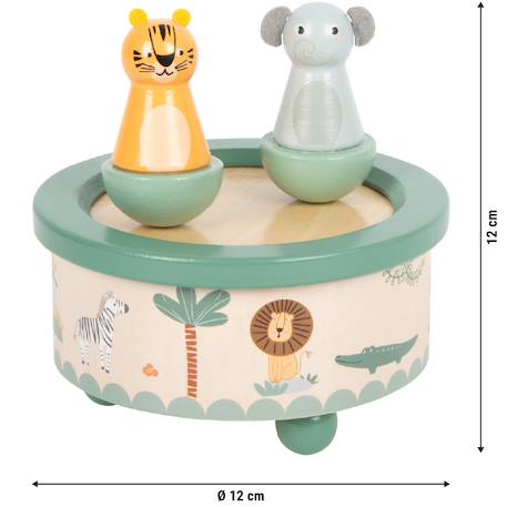 Boîte à musique safari Beige 3 - vertbaudet enfant 