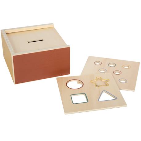 Jeu d'encastrement montessori Beige 3 - vertbaudet enfant 