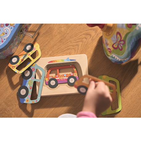 Puzzle à couches van Bleu 4 - vertbaudet enfant 