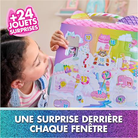 Calendrier de l'avent gabby et la maison magique Rose 3 - vertbaudet enfant 