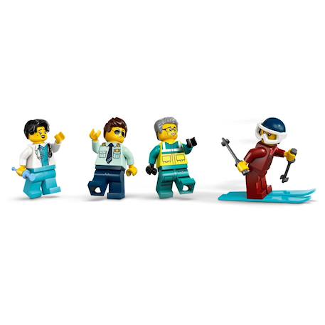 Lego city - l'ambulance de secours aérienne - 60465 Multicolore 5 - vertbaudet enfant 