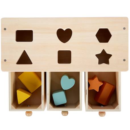Jeu de tri montessori Beige 4 - vertbaudet enfant 