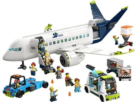 Lego city - l'avion de ligne - 60367 Multicolore 3 - vertbaudet enfant 