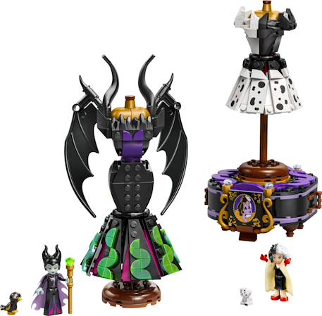 Lego disney - les robes de maléfique et cruella d'enfer - 43262 Multicolore 3 - vertbaudet enfant 