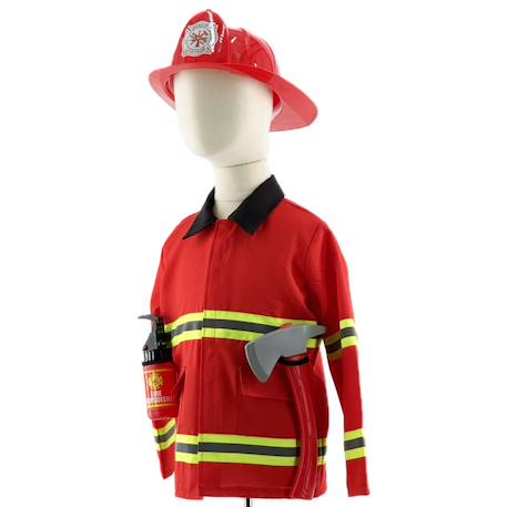Déguisement enfant – pompier Rouge 4 - vertbaudet enfant 