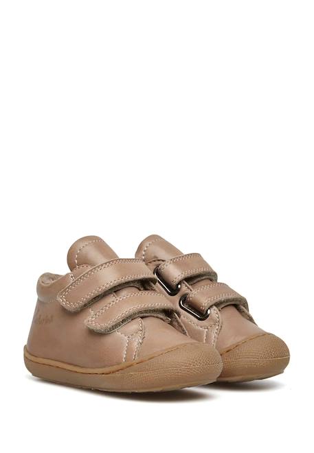 Chaussures en cuir doublés en laine cocoon vl Anthracite-+Cognac-+Gris tourterelle- 12 - vertbaudet enfant 
