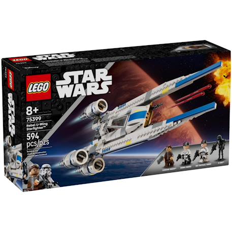 Lego star wars - le chasseur stellaire u-wing de l'alliance rebelle - 75399 Multicolore 1 - vertbaudet enfant 