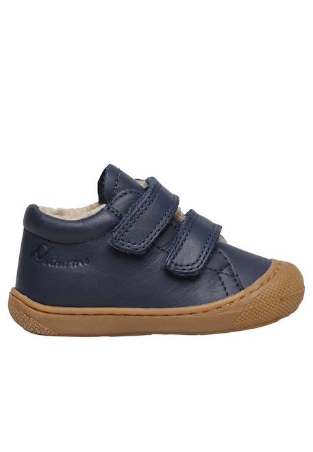 Chaussures en cuir doublés en laine cocoon vl Anthracite-+Bleu foncé-+Cognac-+Gris tourterelle-+Rose antique- 6 - vertbaudet enfant 