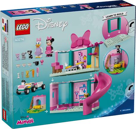 Lego disney - l'hôtel pour animaux de minnie - 43274 Multicolore 2 - vertbaudet enfant 