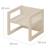 Chaise réversible en bois - tabouret évolutif 3 en 1 Beige+Blanc+Gris taupe 5 - vertbaudet enfant 