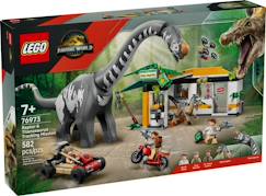 Jouet-Jeux d'imagination-Lego jurassic world - la poursuite du vélociraptor et du titanosaure - 76973