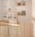 Mobile musical bébé en bois avec 4 jouets - uni petale Beige+Rose+Rouge+Vert 12 - vertbaudet enfant 