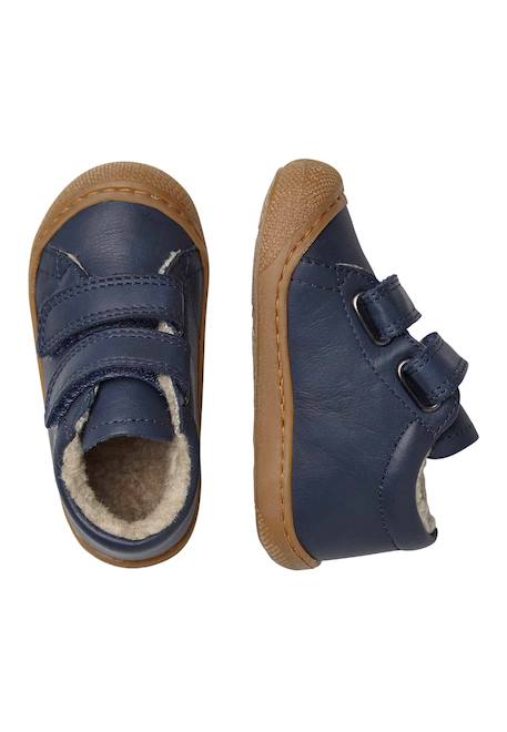 Chaussures en cuir doublés en laine cocoon vl Anthracite-+Bleu foncé-+Cognac-+Gris tourterelle-+Rose antique- 9 - vertbaudet enfant 