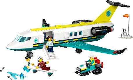 Lego city - l'ambulance de secours aérienne - 60465 Multicolore 4 - vertbaudet enfant 