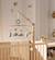 Mobile musical bébé en bois avec 4 jouets - uni petale Beige+Rose+Rouge+Vert 11 - vertbaudet enfant 