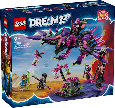 Lego dreamzzz - les créatures de la sorcière des cauchemars - 71483 Multicolore 1 - vertbaudet enfant 