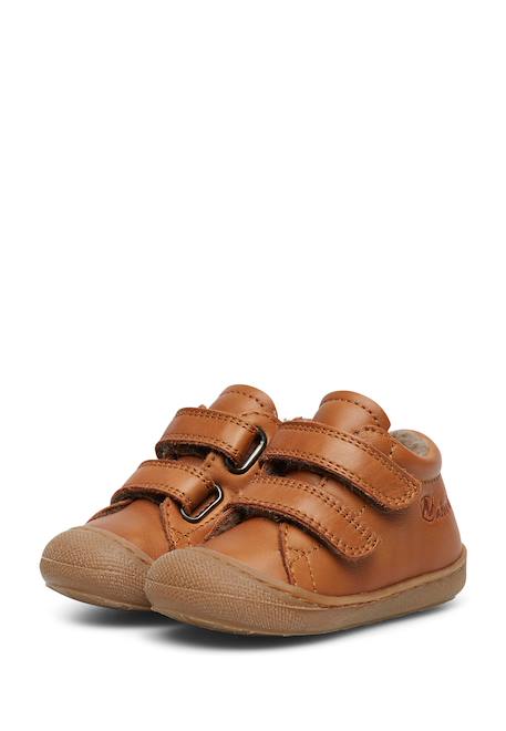 Chaussures en cuir doublés en laine cocoon vl Anthracite-+Cognac-+Gris tourterelle- 10 - vertbaudet enfant 
