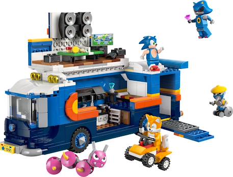 Lego sonic the hedgehog - le camion de contrôle de l'équipe sonic - 77006 Multicolore 3 - vertbaudet enfant 