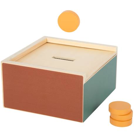 Jeu d'encastrement montessori Beige 5 - vertbaudet enfant 