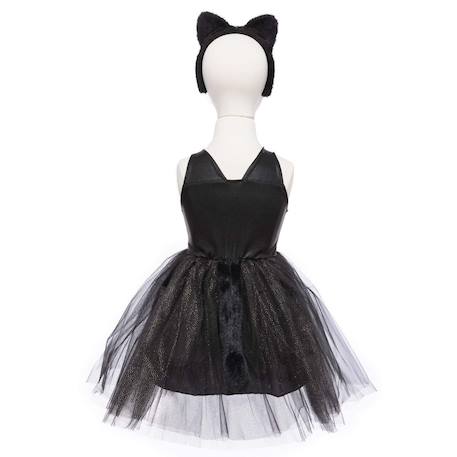 Déguisement enfant – robe chat noir avec bandeau oreilles Noir 6 - vertbaudet enfant 