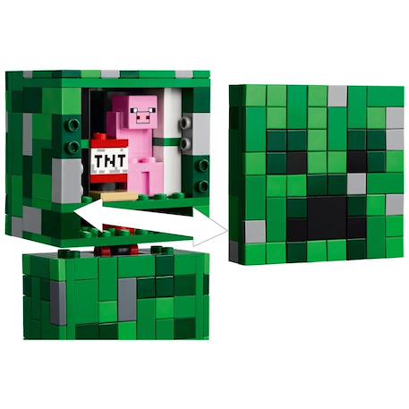 Lego minecraft - le creeper - 21276 Multicolore 5 - vertbaudet enfant 