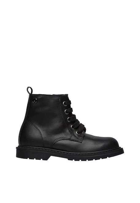 Bottines en cuir barnett 2 Noir- 1 - vertbaudet enfant 