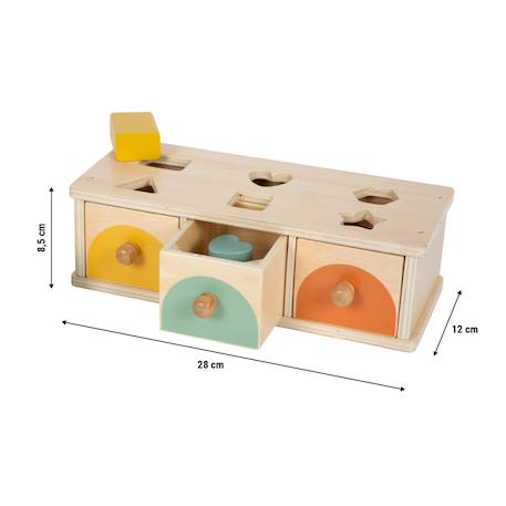 Jeu de tri montessori Beige 3 - vertbaudet enfant 