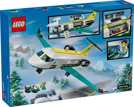 Lego city - l'ambulance de secours aérienne - 60465 Multicolore 2 - vertbaudet enfant 