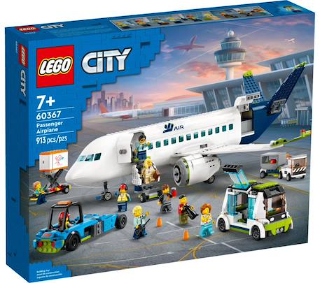 Lego city - l'avion de ligne - 60367 Multicolore 1 - vertbaudet enfant 