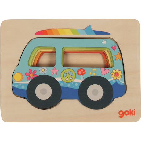 Puzzle à couches van Bleu 2 - vertbaudet enfant 