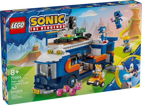 Lego sonic the hedgehog - le camion de contrôle de l'équipe sonic - 77006 Multicolore 1 - vertbaudet enfant 