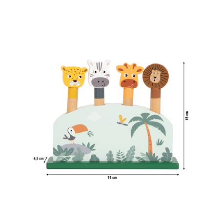 Pop-up animaux sauteurs safari Vert 5 - vertbaudet enfant 