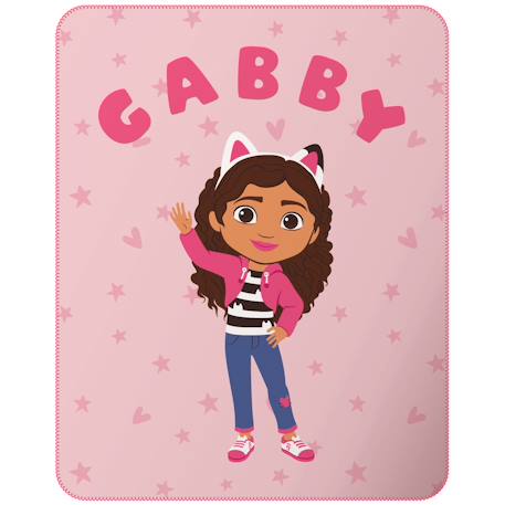 Plaid polaire imprimé, gabby et la maison magique hello Rose 1 - vertbaudet enfant 