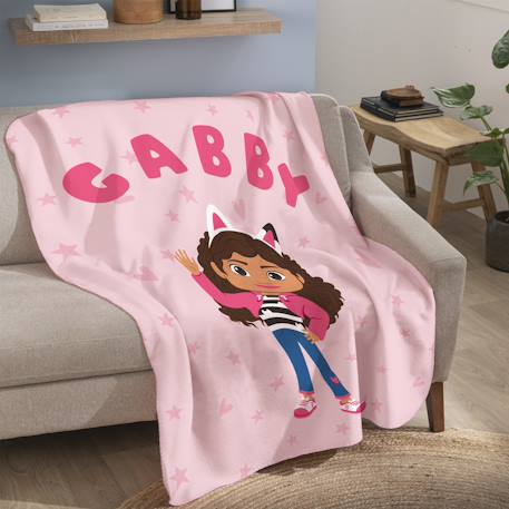 Plaid polaire imprimé, gabby et la maison magique hello Rose 2 - vertbaudet enfant 