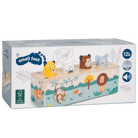 Jeu à pression avec cris des animaux safari Vert 6 - vertbaudet enfant 