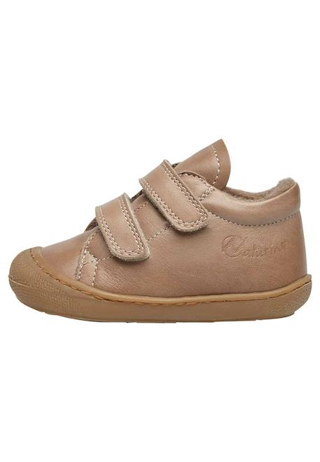 Chaussures en cuir doublés en laine cocoon vl Anthracite-+Cognac-+Gris tourterelle- 13 - vertbaudet enfant 