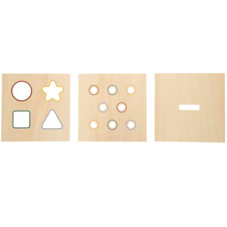 Jeu d'encastrement montessori Beige 6 - vertbaudet enfant 