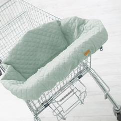 Puériculture-Protège-siège caddie bébé lavable + sac à dos de transport