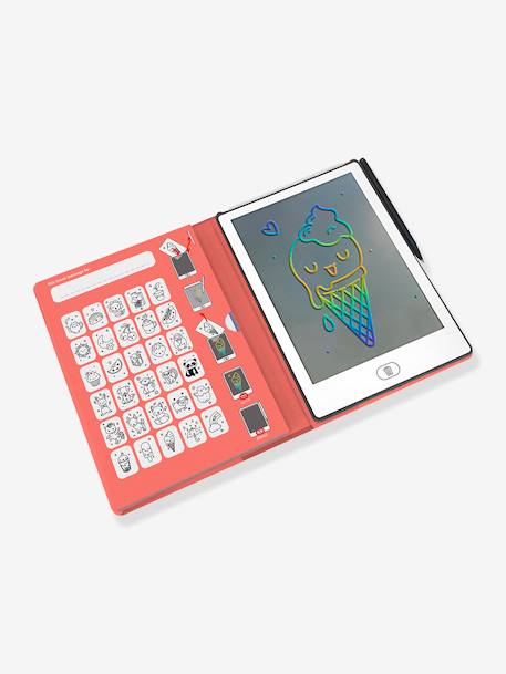 Tablette à dessin Kidydraw mini jaune+rose+vert sapin+violet 6 - vertbaudet enfant 