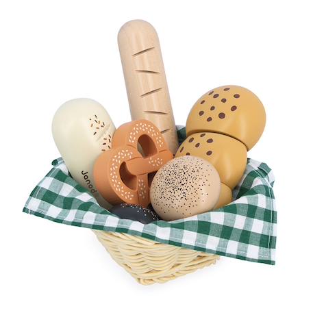 Panier de boulangerie, bois fsc, mamie soleil Multicolore 3 - vertbaudet enfant 