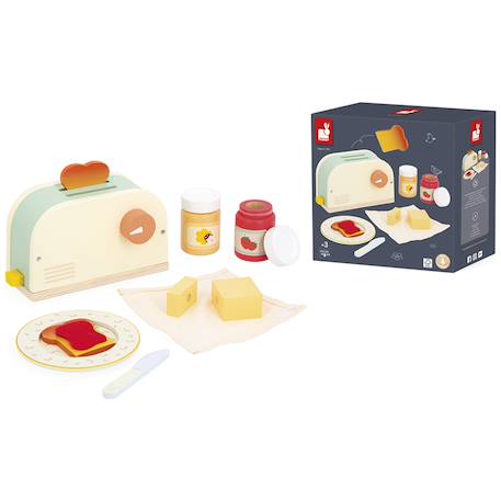 Grille-pain en bois fsc, 10 accessoires Multicolore 6 - vertbaudet enfant 